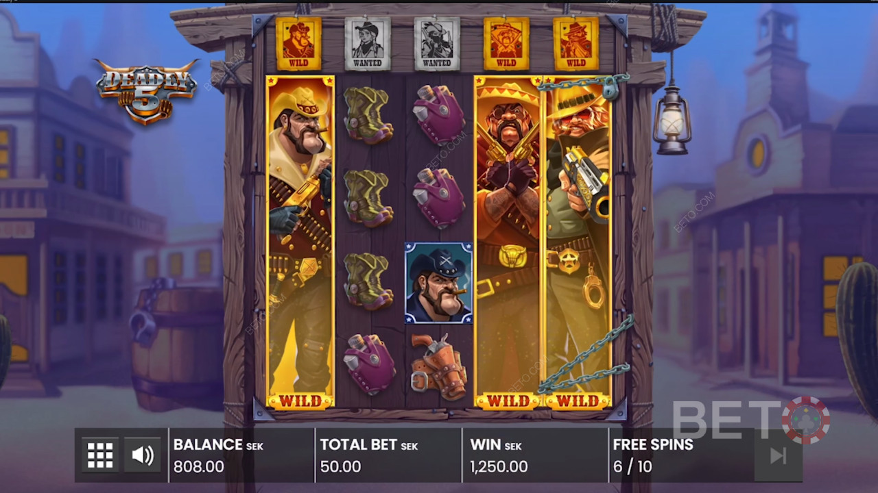 Recenzja Deadly 5 od BETO Slots