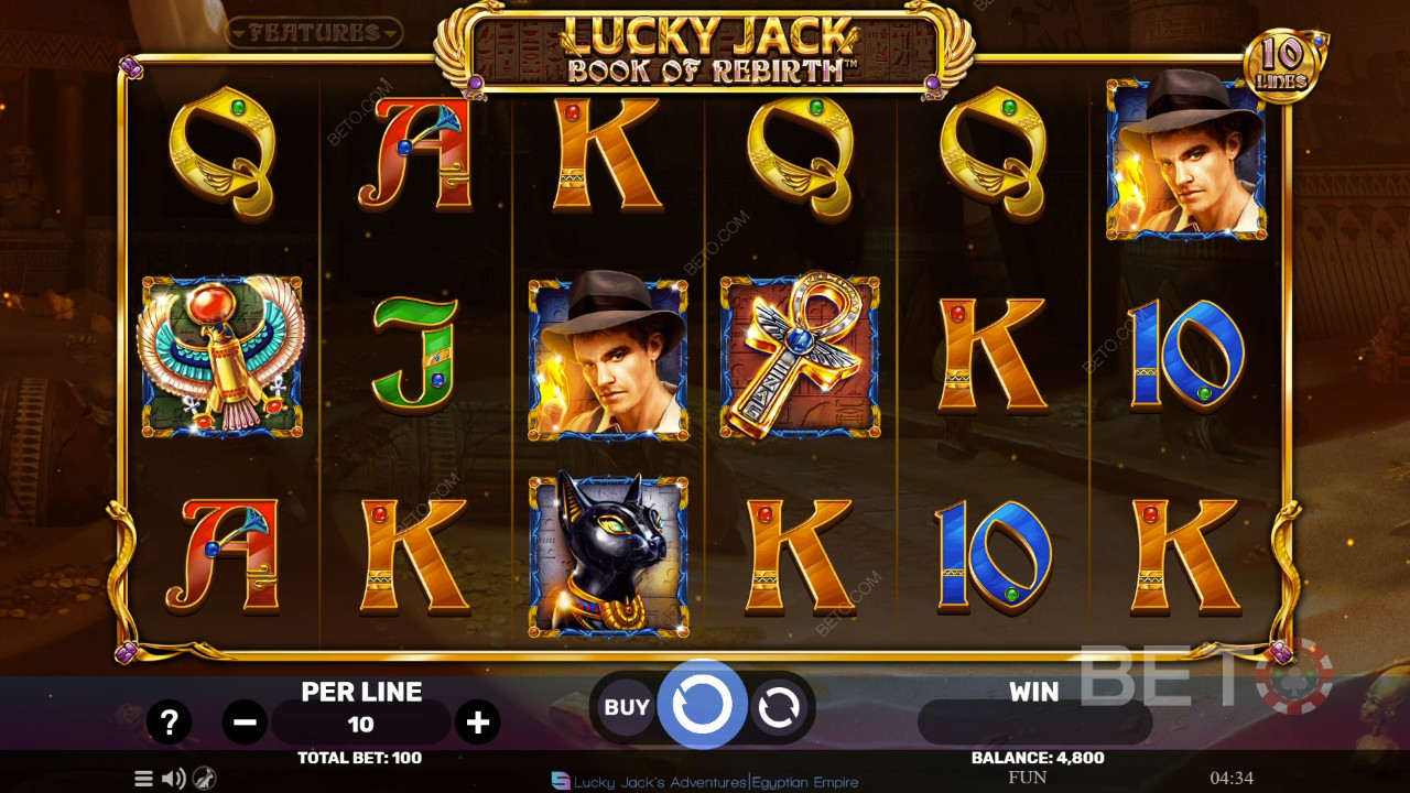 Lucky Jack - Book Of Rebirth Recenzja BETO Slots