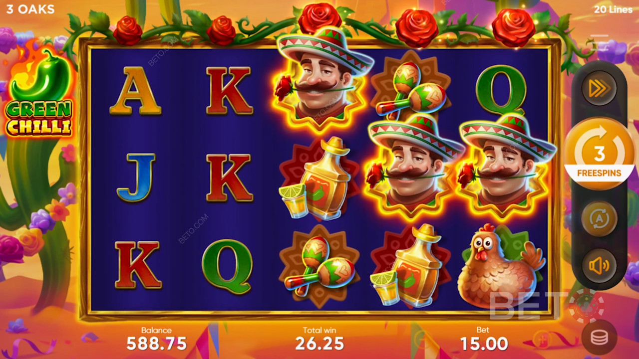 Recenzja Green Chilli od BETO Slots