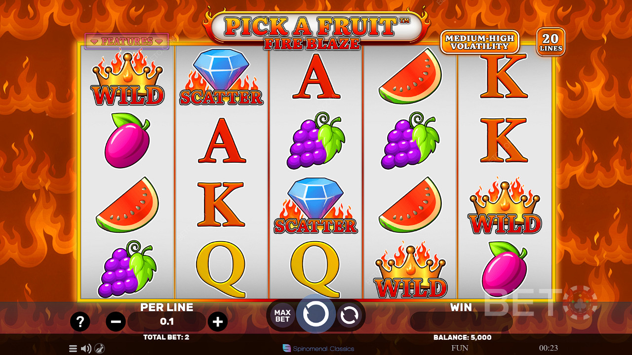 Pick A Fruit Fire Blaze Graj Za Darmo