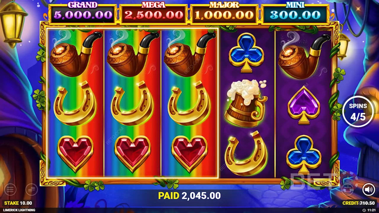 Recenzja Limerick Lightning od BETO Slots