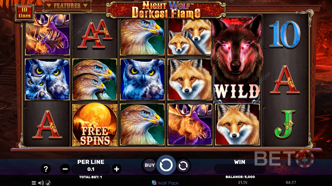 Night Wolf Darkest Flame Graj Za Darmo