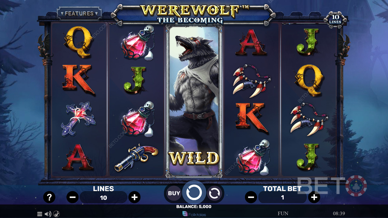 Recenzja Werewolf - The Becoming od BETO Slots