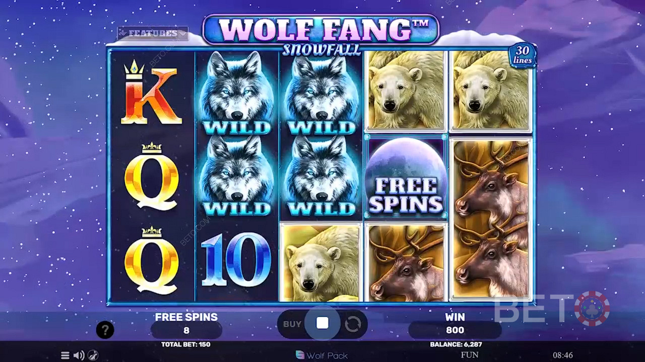 Wolf Fang Snowfall Graj Za Darmo