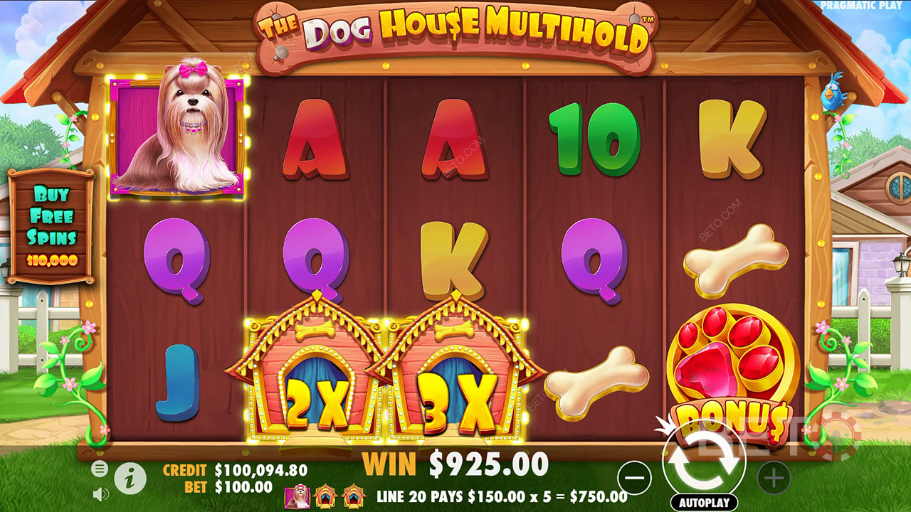Funkcje bonusowe wyjaśnione w The Dog House Multihold przez Pragmatic Play