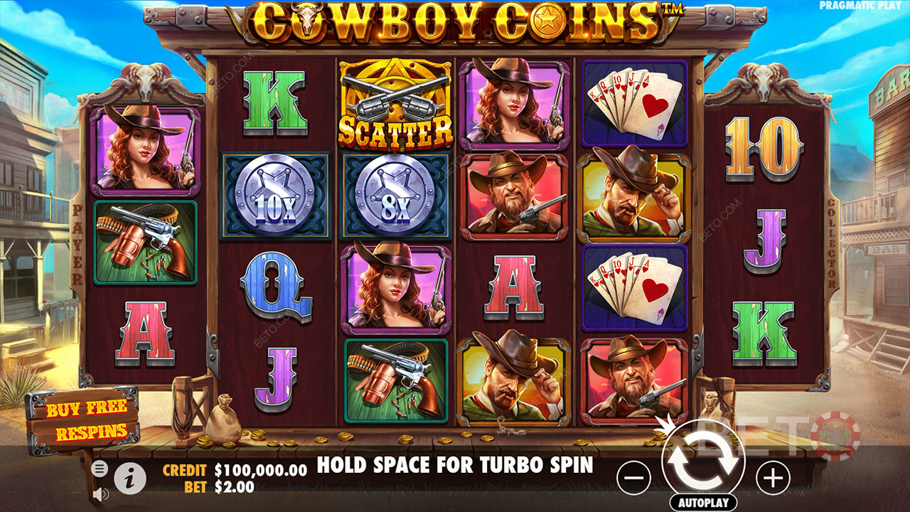 Recenzja Cowboy Coins od BETO Slots
