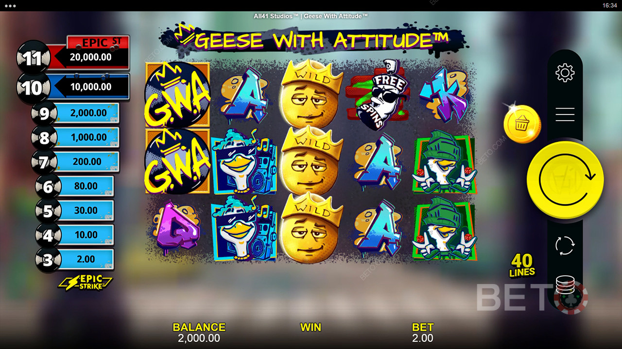 Recenzja gry Geese With Attitude od BETO Slots