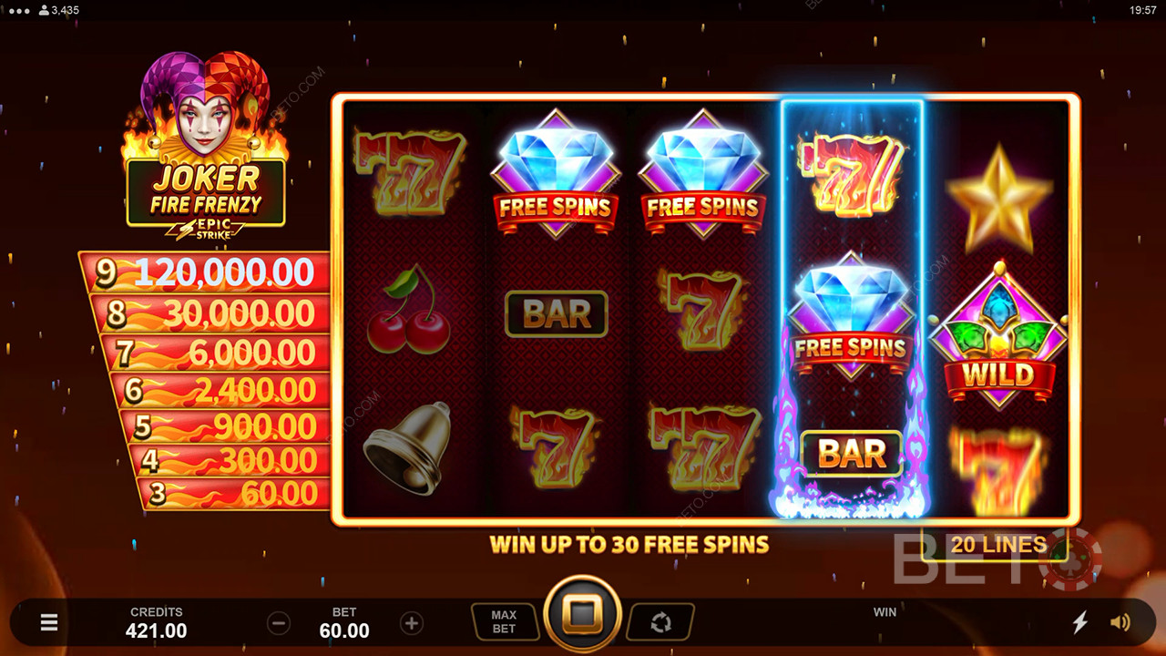 Recenzja Joker Fire Frenzy od BETO Slots