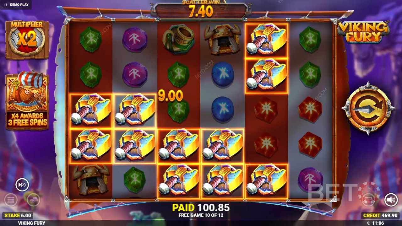 Wygraj 10 000x swój zakład w slocie online Viking Fury Spinfinity!