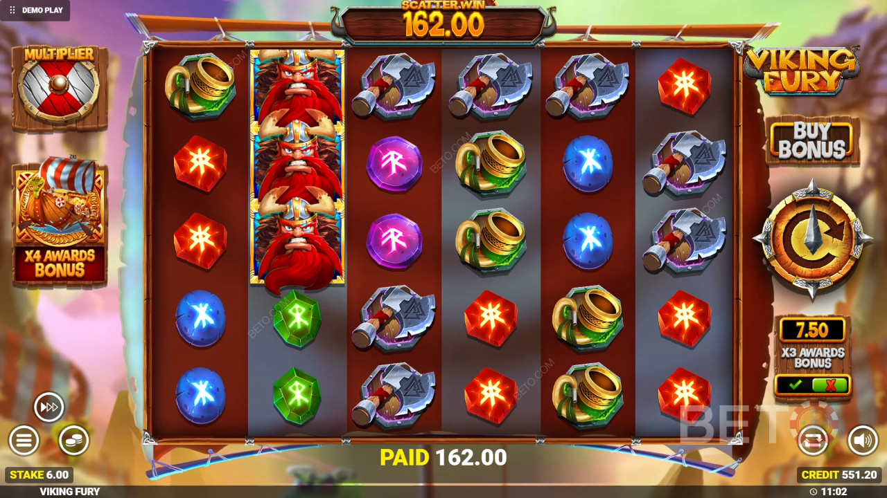 Recenzja Viking Fury Spinfinity od BETO Slots