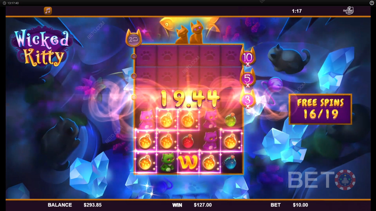 Recenzja Wicked Kitty od BETO Slots