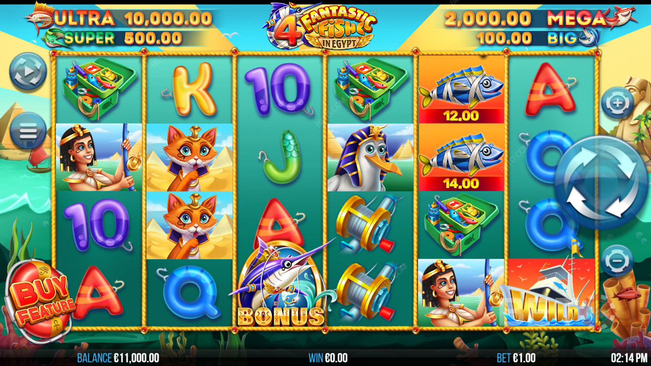 4 Fantastyczna ryba w Egipcie - recenzja automatów BETO