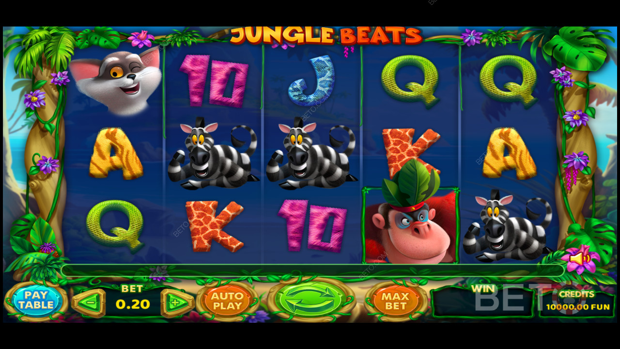 Recenzja Jungle Beats od BETO Slots