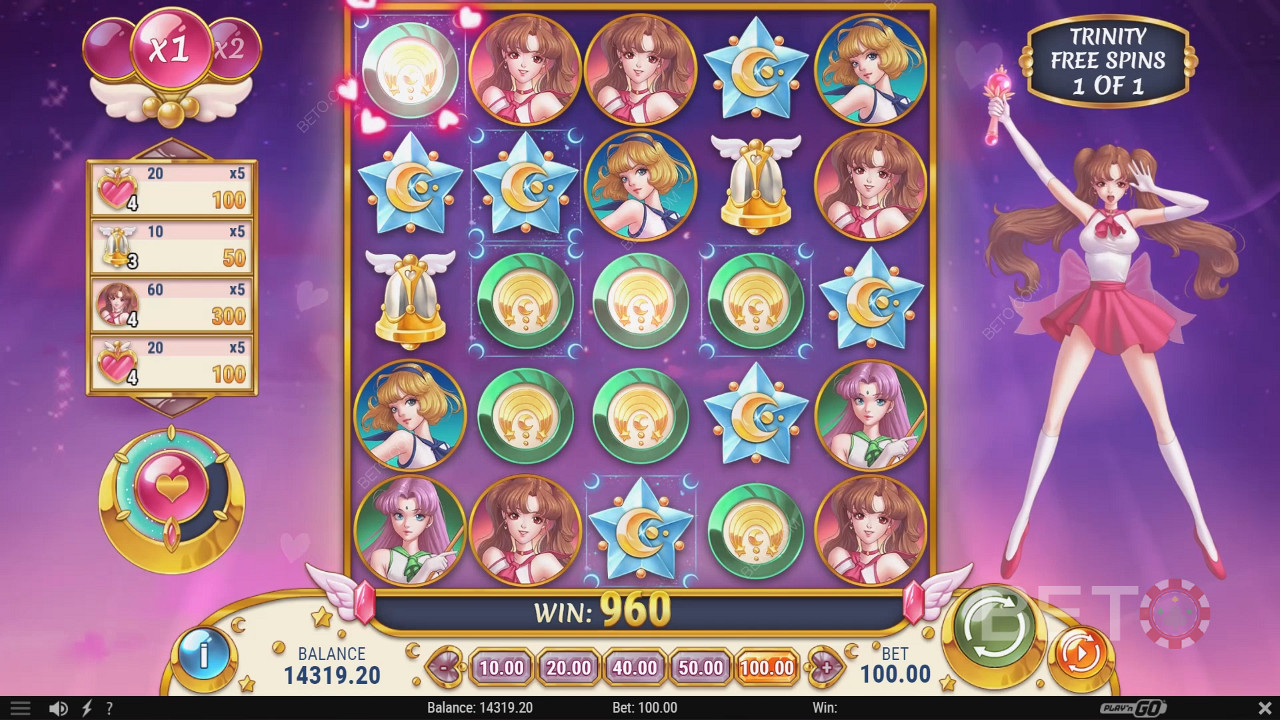 Recenzja Moon Princess Trinity od BETO Slots