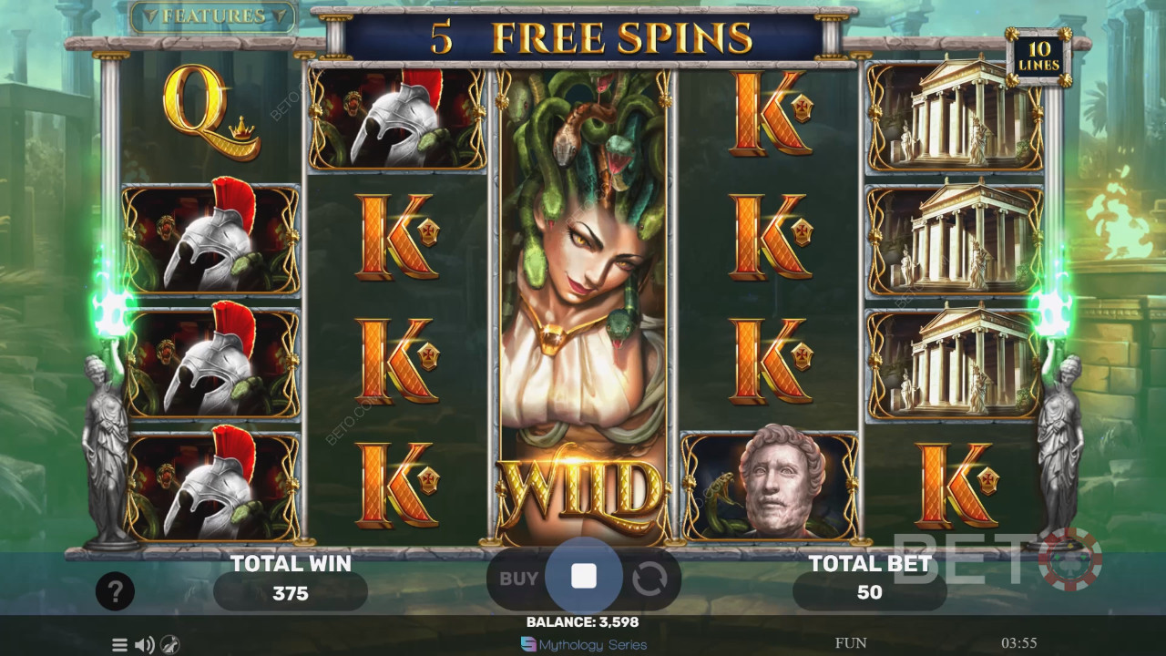 Recenzja Story of Medusa II od BETO Slots