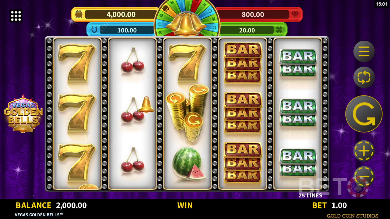 Recenzja Vegas Golden Bells od BETO Slots