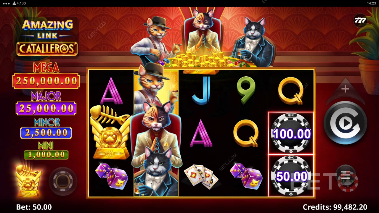 Recenzja Amazing Link Catalleros od BETO Slots