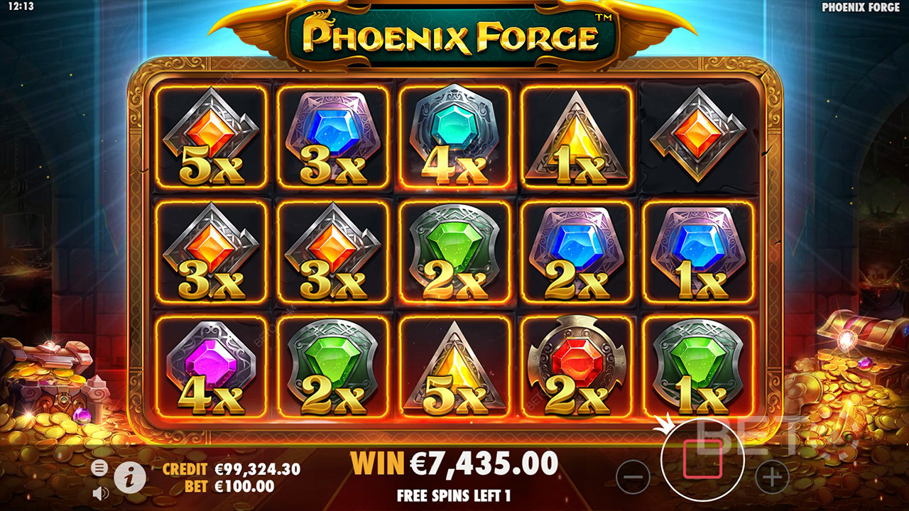 Funkcje bonusowe wyjaśnione w Phoenix Forge przez Pragmatic Play