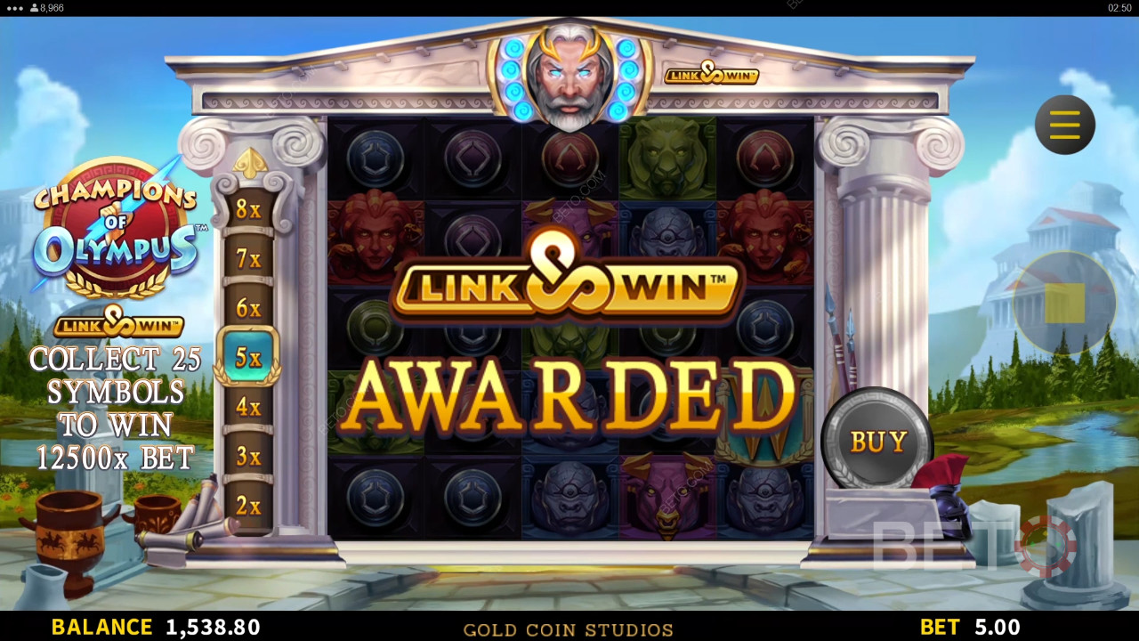 Recenzja Champions of Olympus od BETO Slots