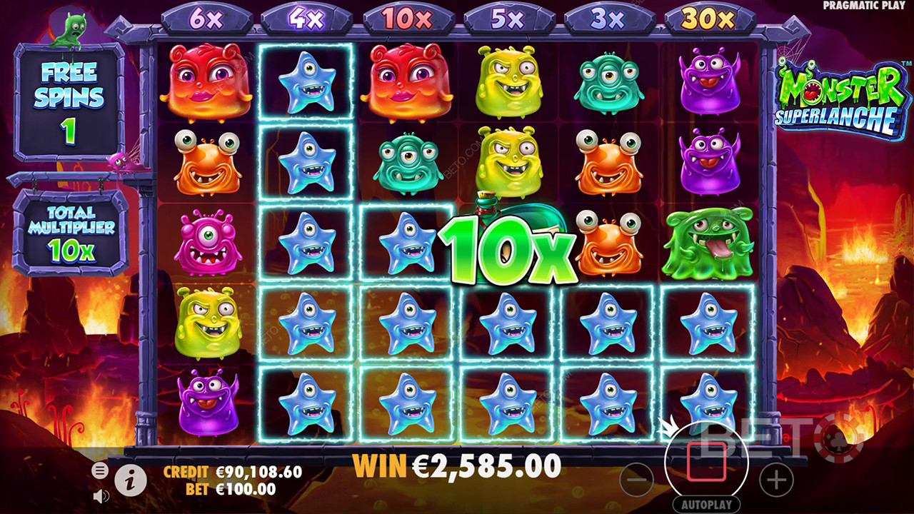 Recenzja Monster Superlanche od BETO Slots