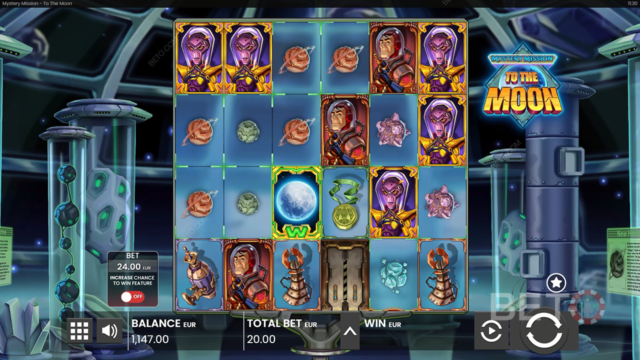 Recenzja gry Mystery Mission to the Moon od BETO Slots