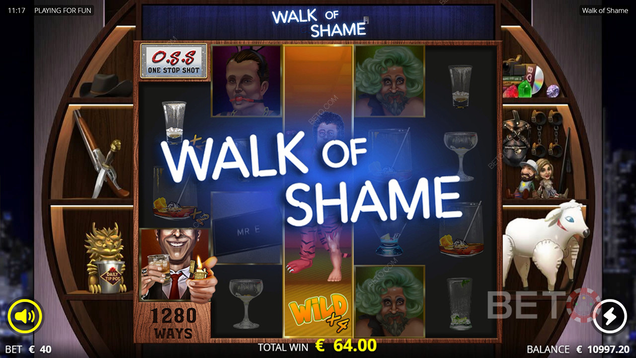Recenzja Walk of Shame od BETO Slots