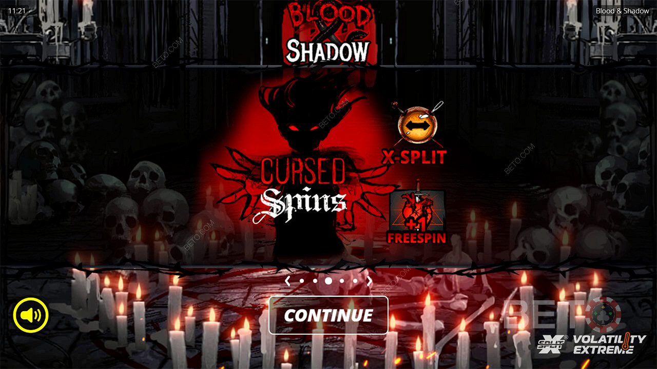 Wygraj 6,666x swój zakład w slocie wideo Blood and Shadow!