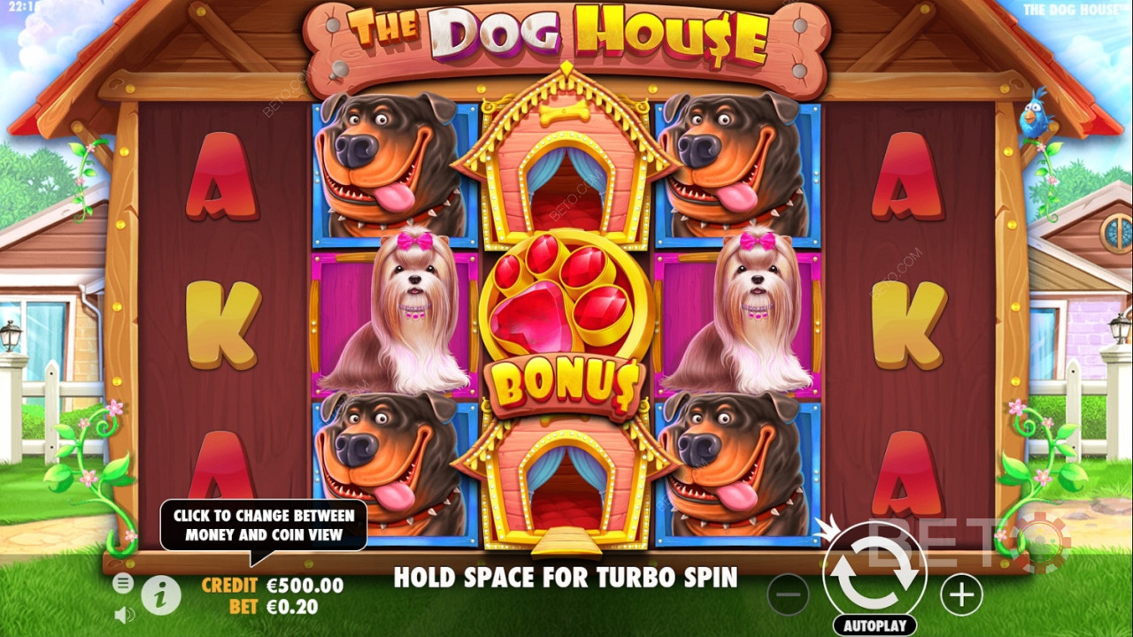 Specjalny bonus w automacie The Dog House