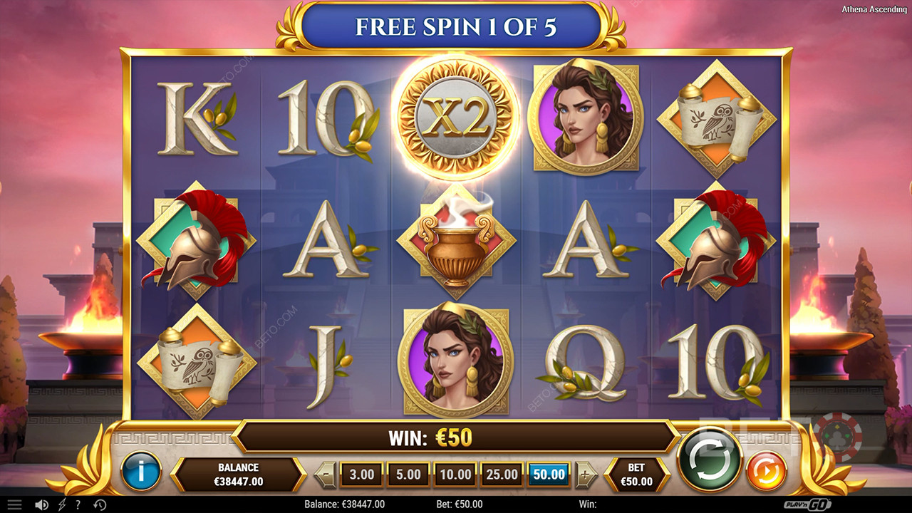 Recenzja Athena Ascending od BETO Slots