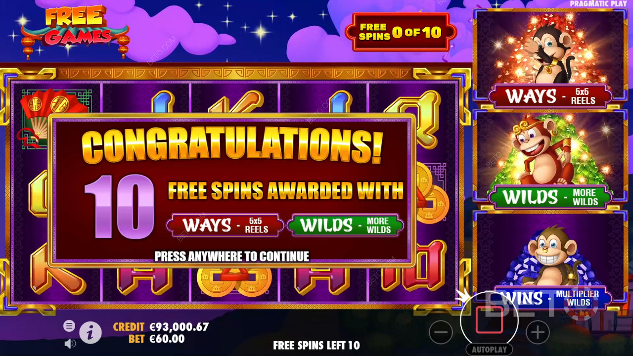 Funkcje bonusowe wyjaśnione w 3 Dancing Monkeys przez Wild Streak Gaming