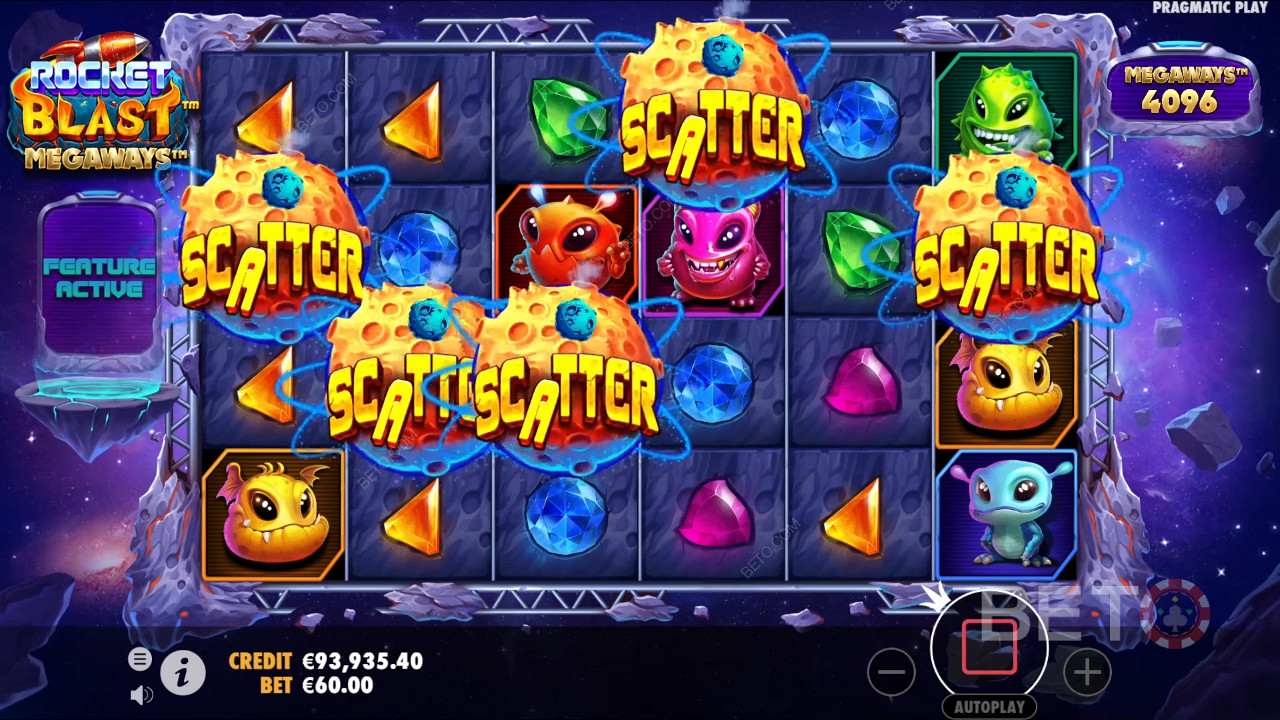 Recenzja Rocket Blast Megaways od BETO Slots