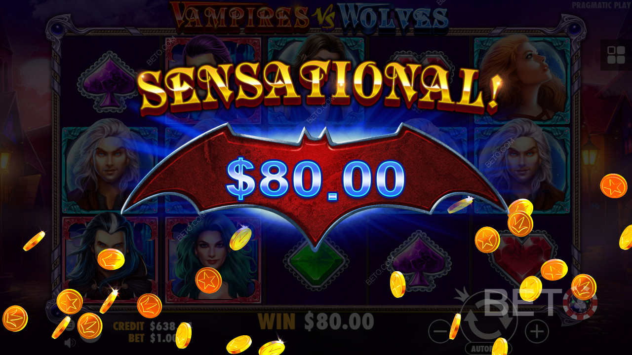 Wygraj dużą wypłatę w grze Vampires vs Wolves