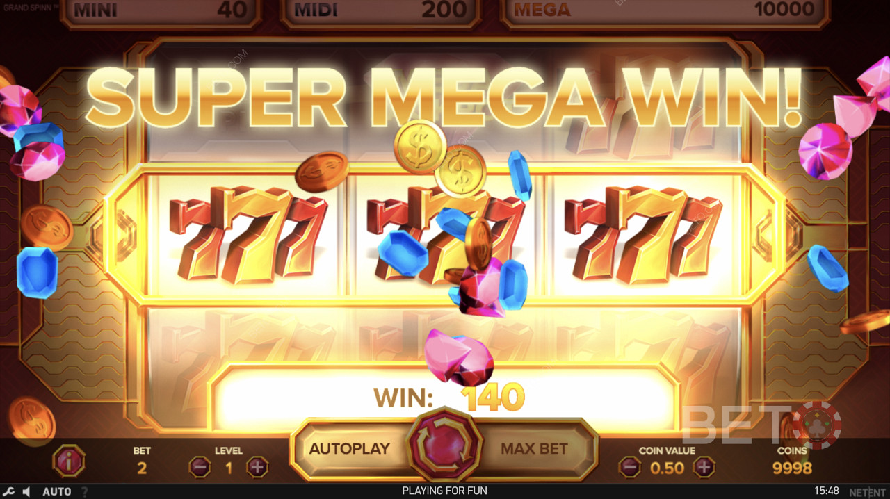 Największy Mega Jackpot w Grand Spinn Superpot