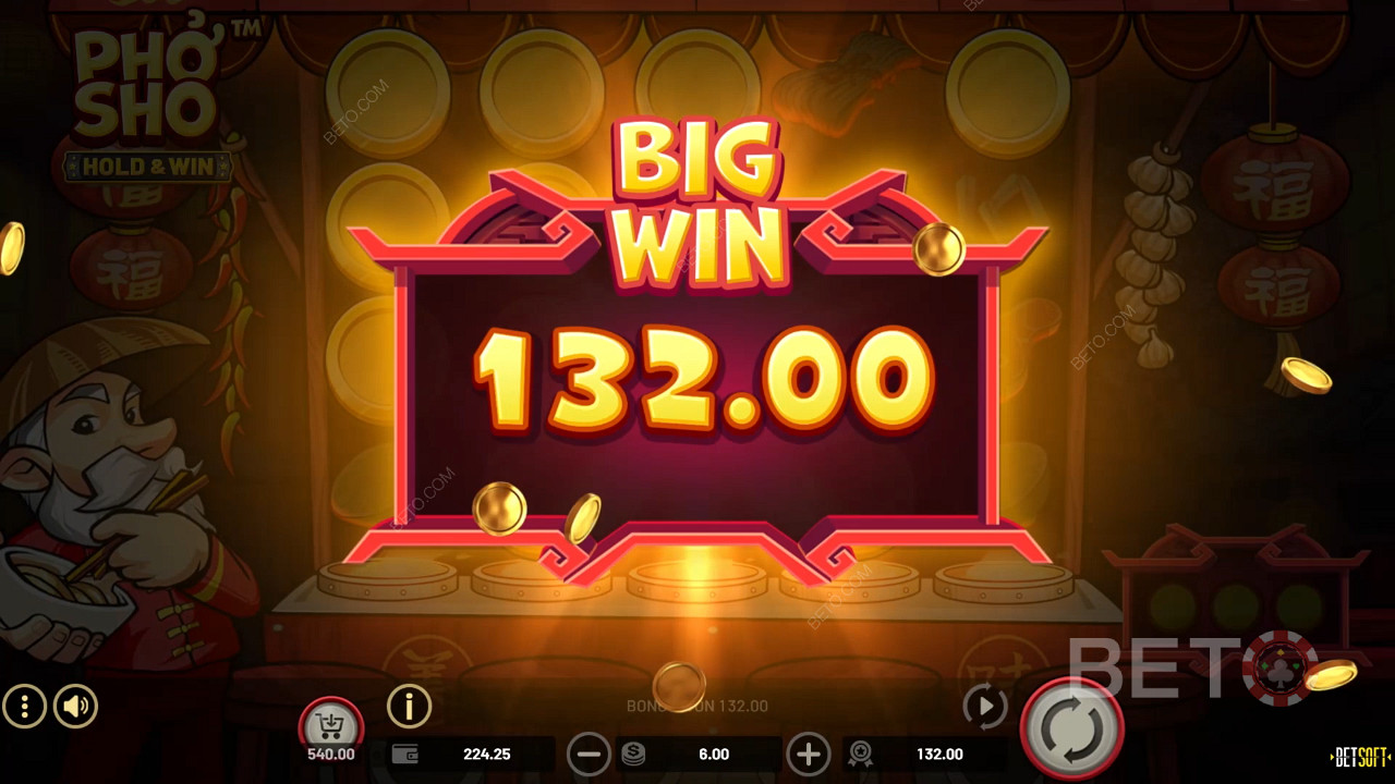 Wygraj 4000x swój zakład w slocie Pho Sho online!