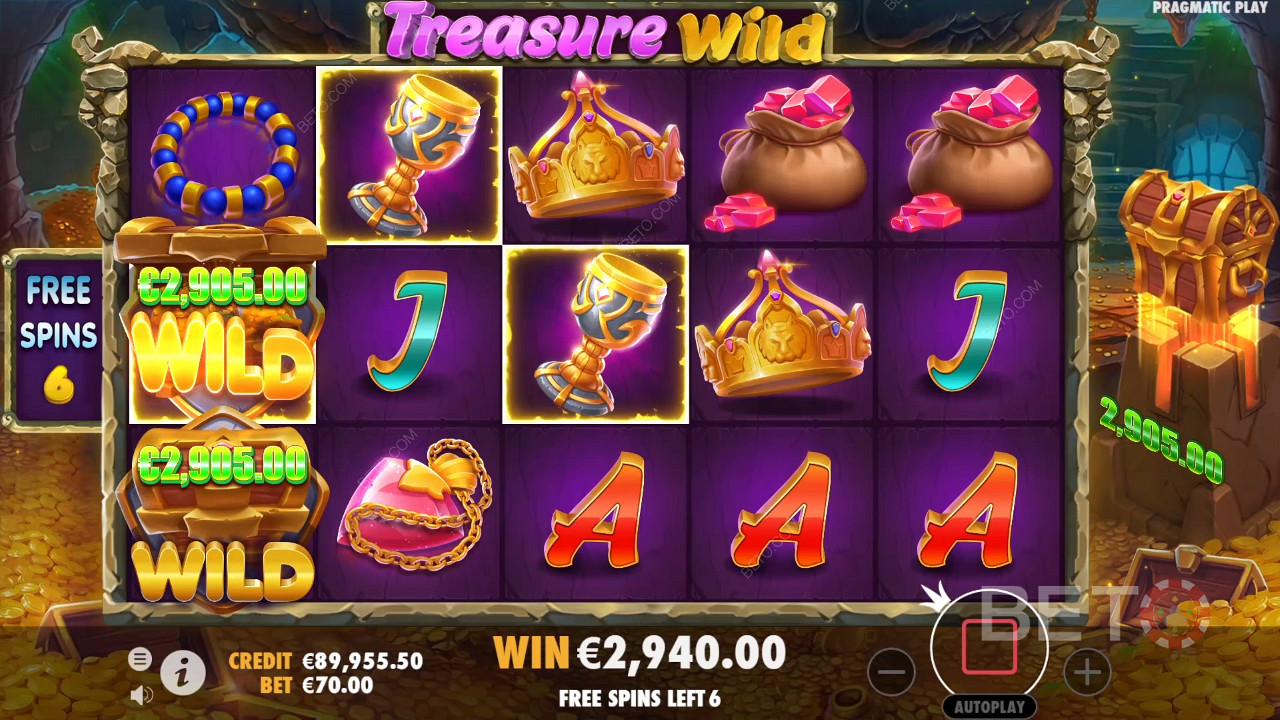 Recenzja Treasure Wild od BETO Slots