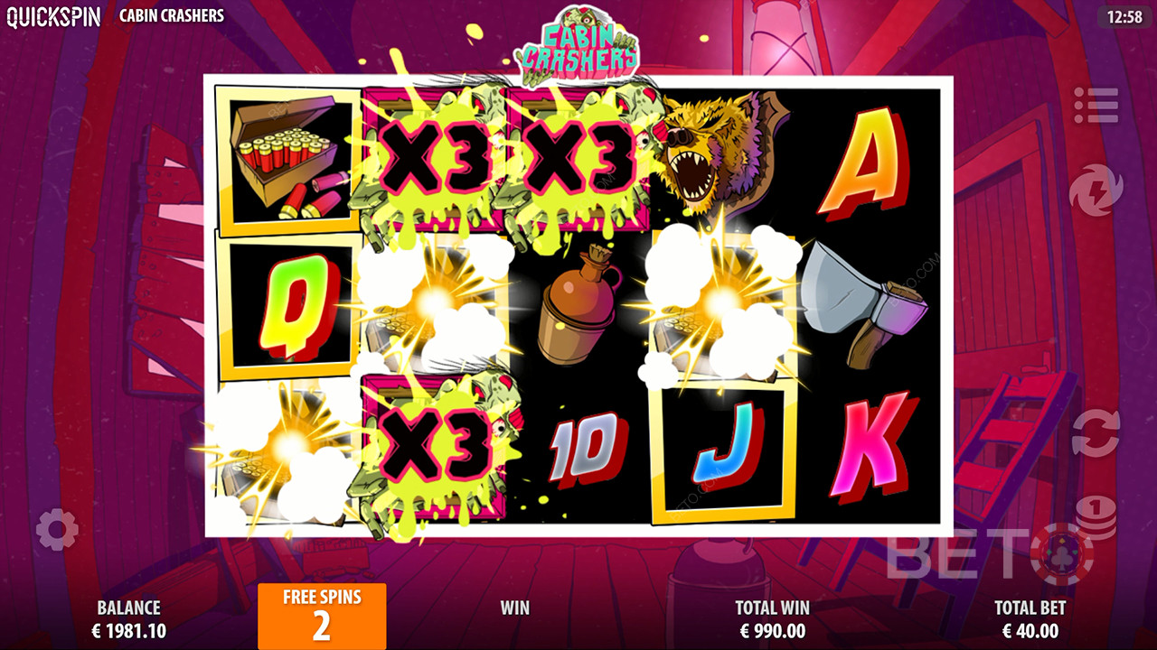 Recenzja Cabin Crashers od BETO Slots