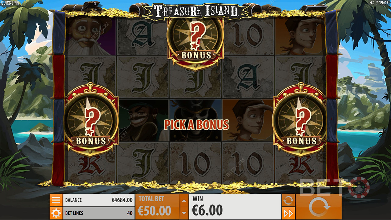 Recenzja Treasure Island od BETO Slots