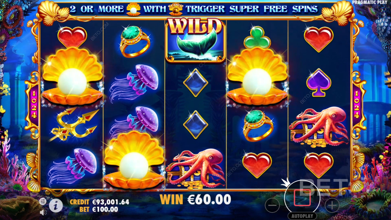 Recenzja Queen of Atlantis od BETO Slots