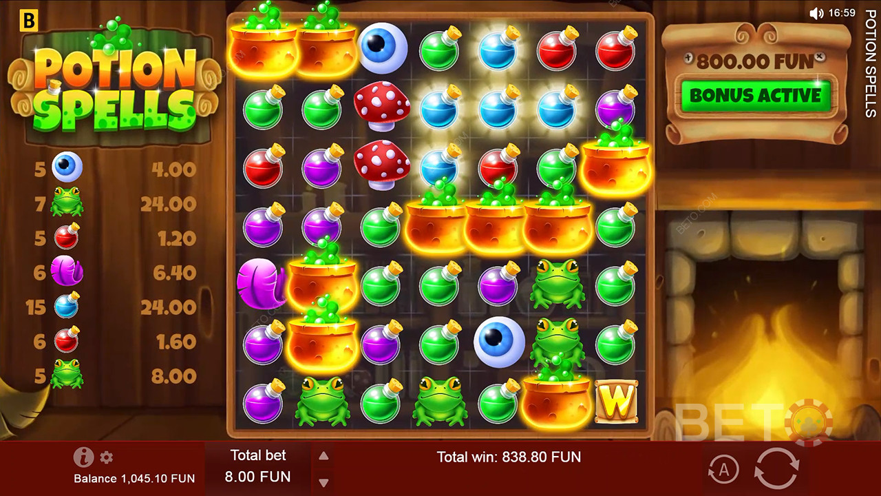 Recenzja Potion Spells od BETO Slots