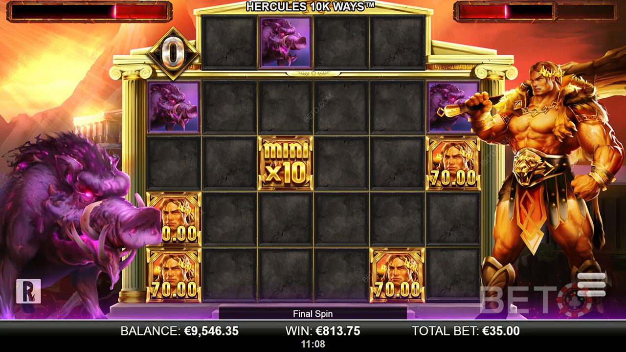 Recenzja Hercules 10K WAYS od BETO Slots