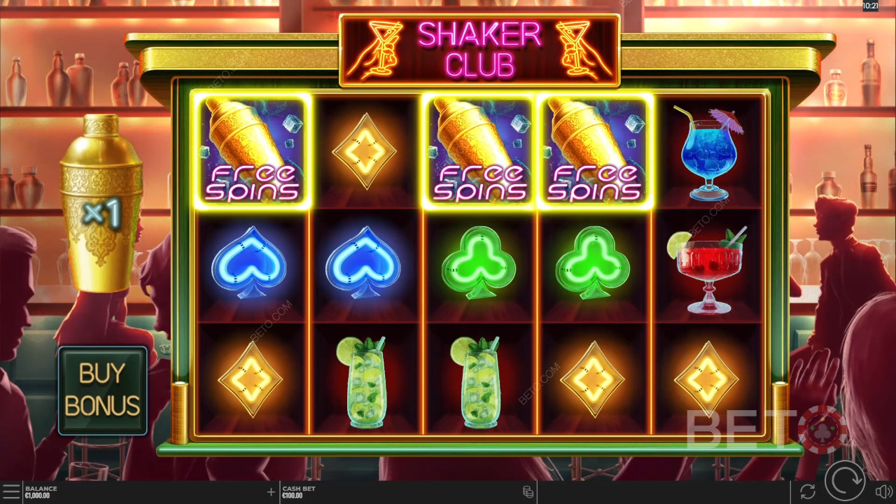 Recenzja Shaker Club od BETO Slots