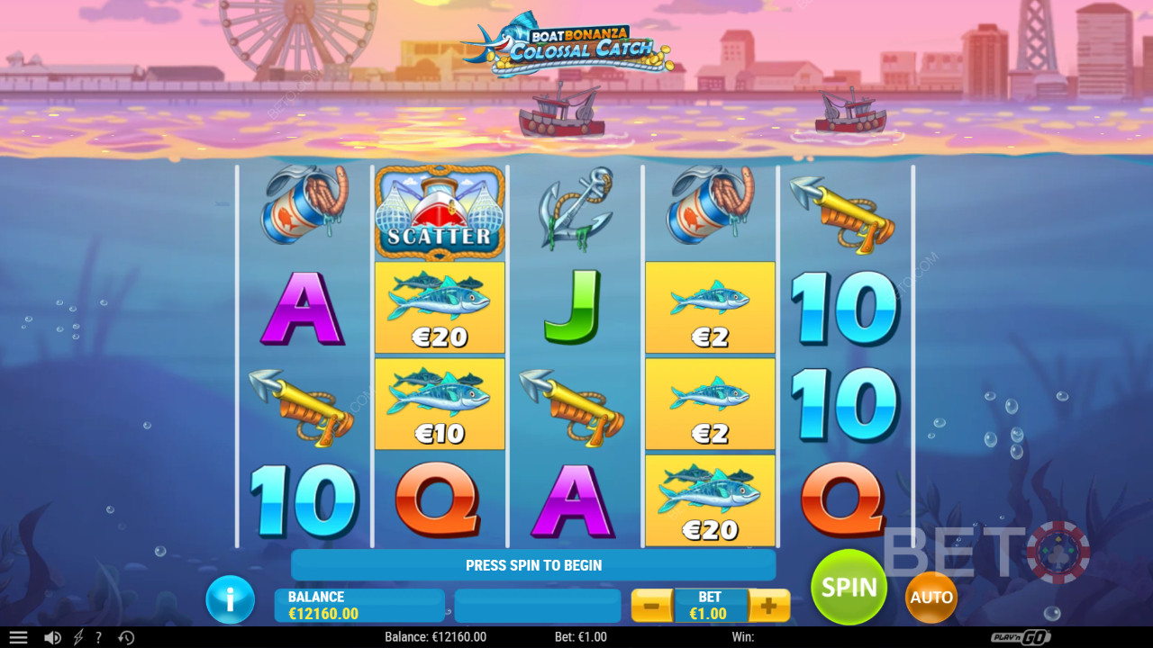 Recenzja gry Boat Bonanza Colossal Catch od BETO Slots