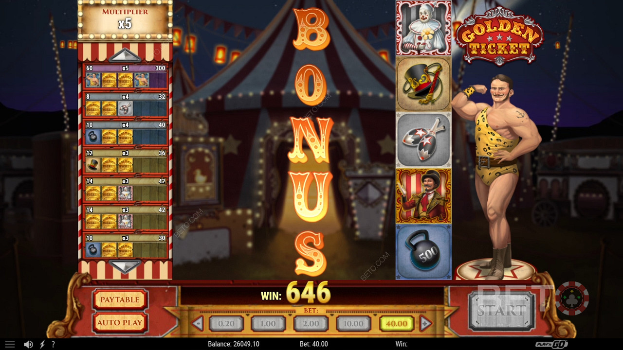 Golden Ticket (Play'n Go) Graj Za Darmo