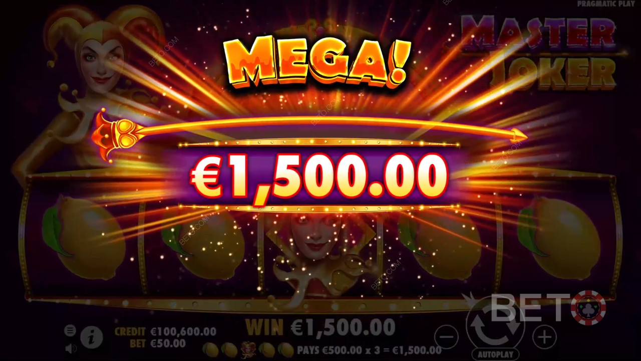 Wygraj 10 000x swój zakład na automacie Master Joker!
