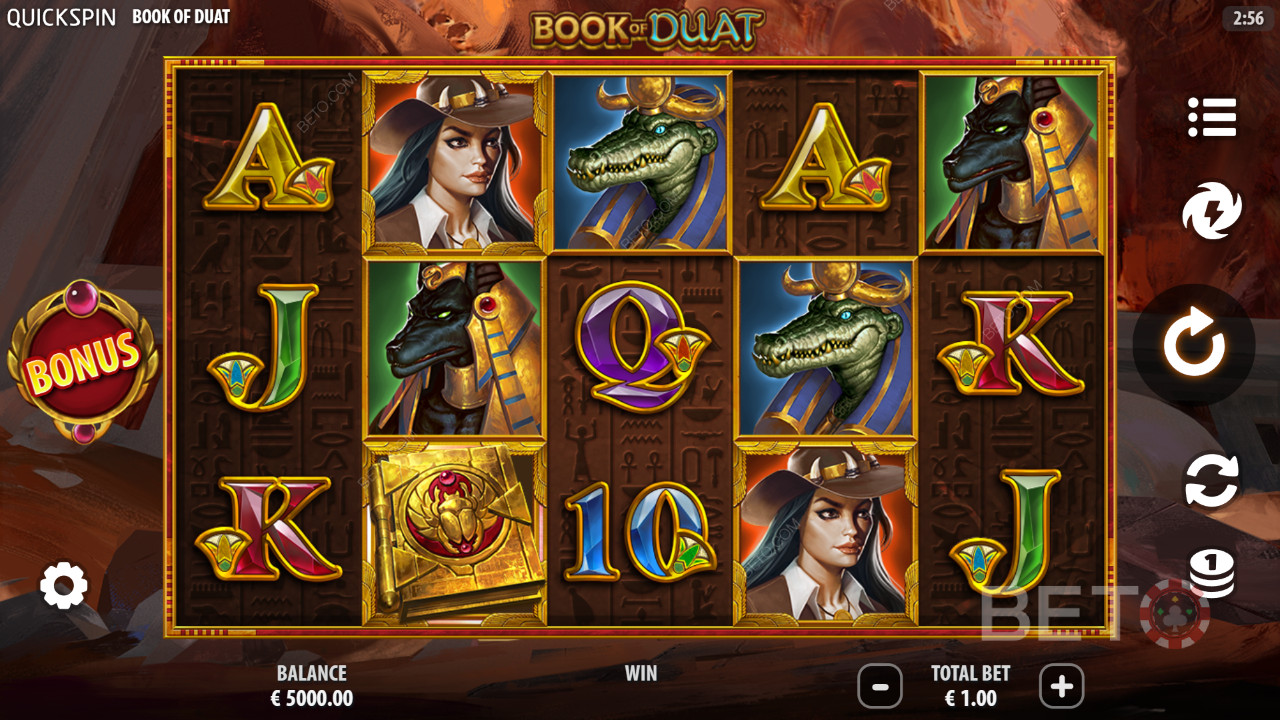 Recenzja Book of Duat od BETO Slots