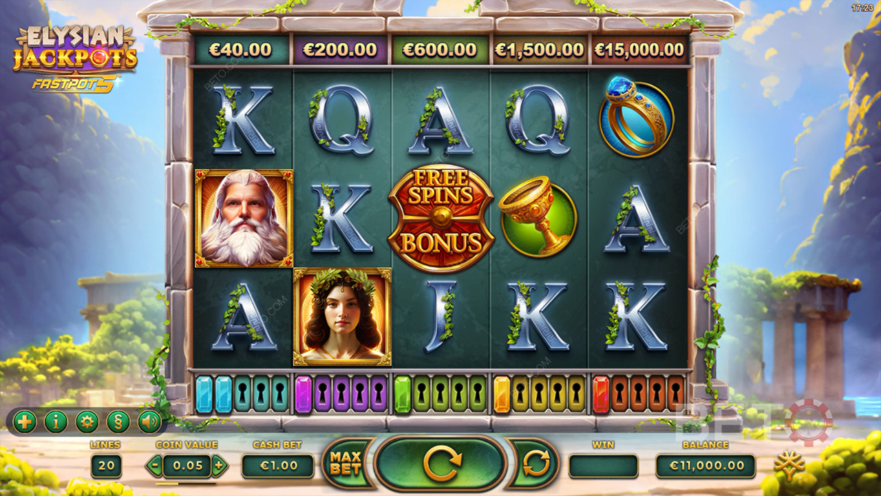 Recenzja Elysian Jackpots od BETO Slots