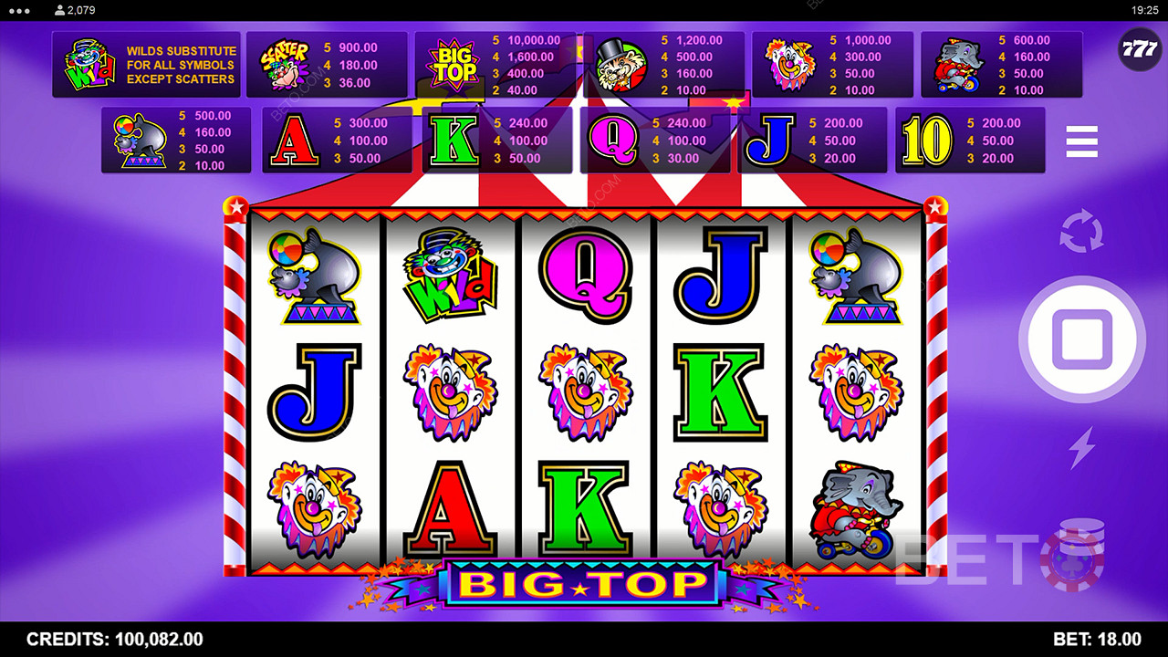 Big Top Graj Za Darmo