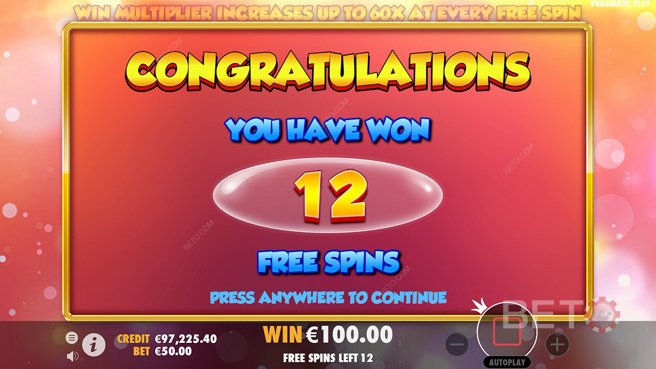 Wygraj 60 000x swój zakład na automacie Extra Juicy!