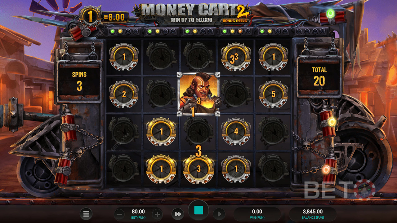 Recenzja Money Cart 2 od BETO Slots