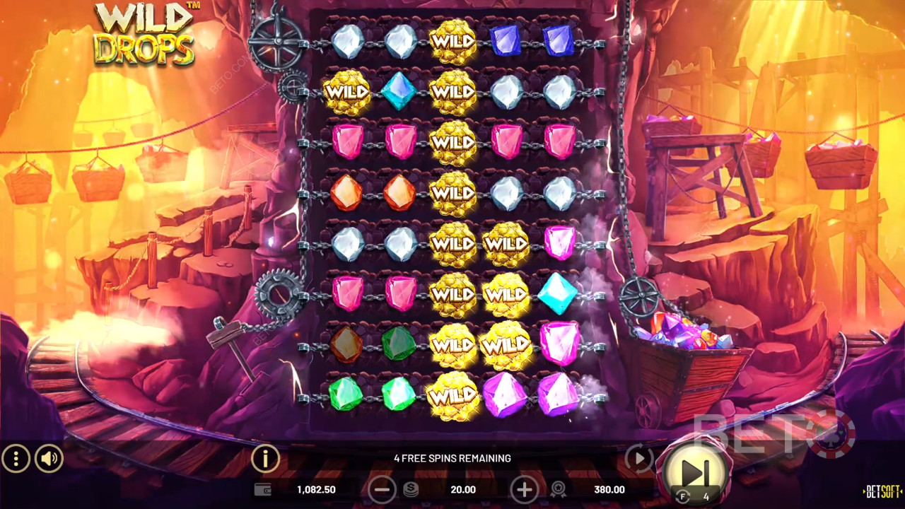 Recenzja Wild Drops od BETO Slots